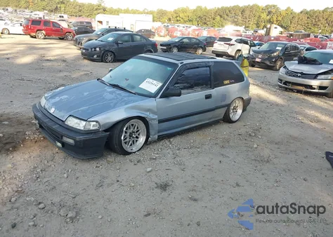 1989 Honda Civic Dx z USA, uszkodzony, nr VIN 2HGED6359KH548213